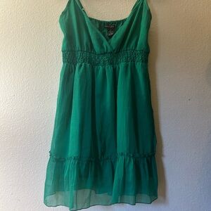 Royal Love Y2K Womans Green Babydoll Dress, Size S, NWOT